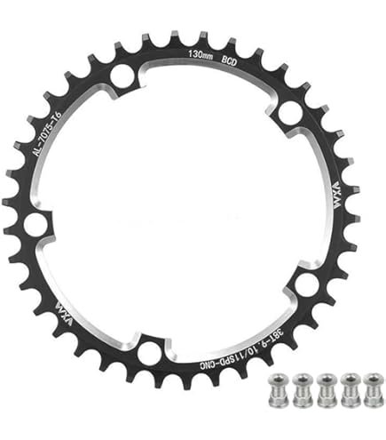 Amazon | ウルフトゥース(Wolf Tooth) 130 BCD 5 Bolt Chainring 52T